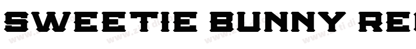 Sweetie Bunny Regula字体转换